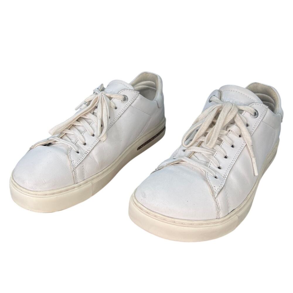 Birkenstock Unisex Bend Low White Leather Lace Uo Sneaker Size M 6 W 8 - Picture 6 of 11